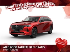 Mazda CX-80 - e-Skyactiv PHEV Homura Business Edition - Zwart Nappa Leder | 12, 3-inch TFT-kleurendispla