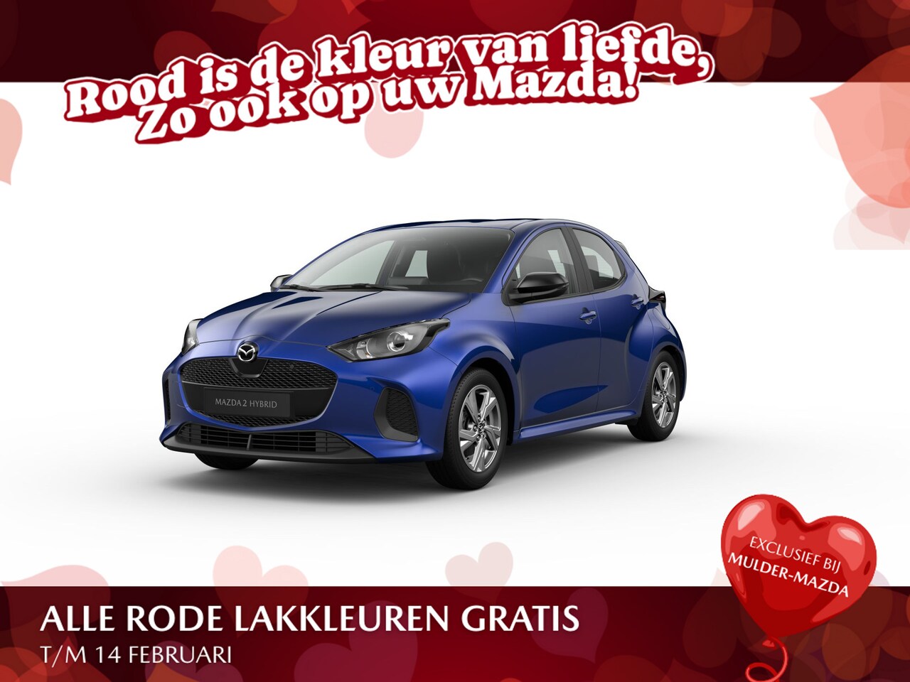 Mazda 2 Hybrid - 116 Exclusive-Line | 6 speakers | Achteruitrijcamera | Bandenspanningwaarschuwingssysteem - AutoWereld.nl