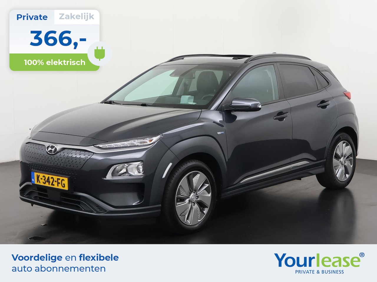 Hyundai Kona Electric - EV Fashion Design 64 kWh 3 fase | All-in 366,- Private Lease | Direct uit voorraad - AutoWereld.nl