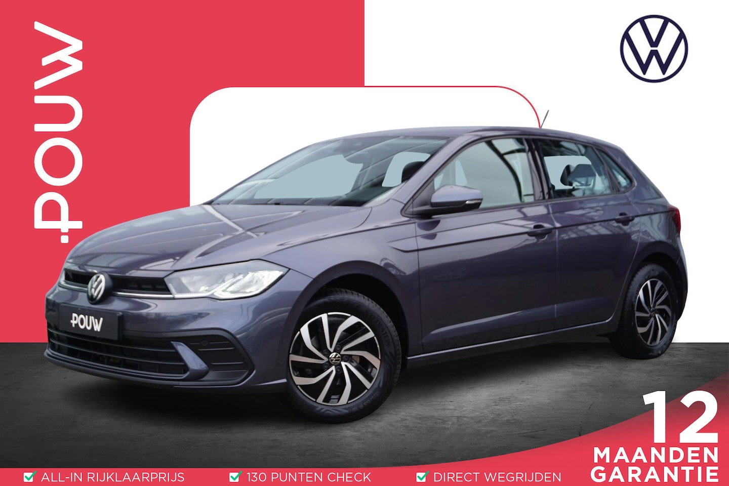 Volkswagen Polo - 1.0 TSI 95pk Life | Apple Carplay & Android Auto | Parkeersensoren V+A | Airco - AutoWereld.nl