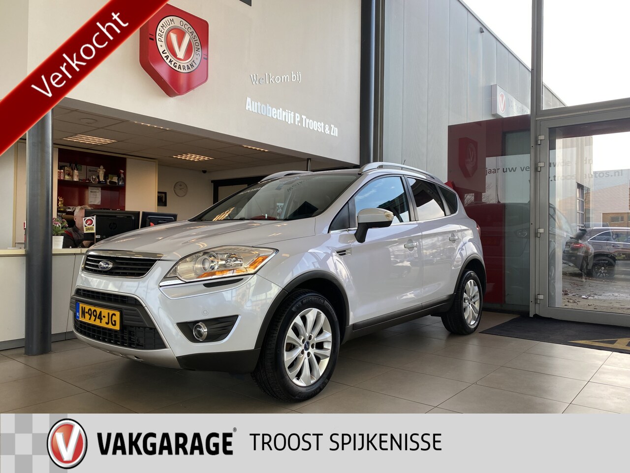 Ford Kuga - 2.5 20V Titanium 2.5 20V Titanium,Automaat,Panoramadak,Navigatie,Keyless,Climate&Cruisecontrol,Vol Leder&St - AutoWereld.nl