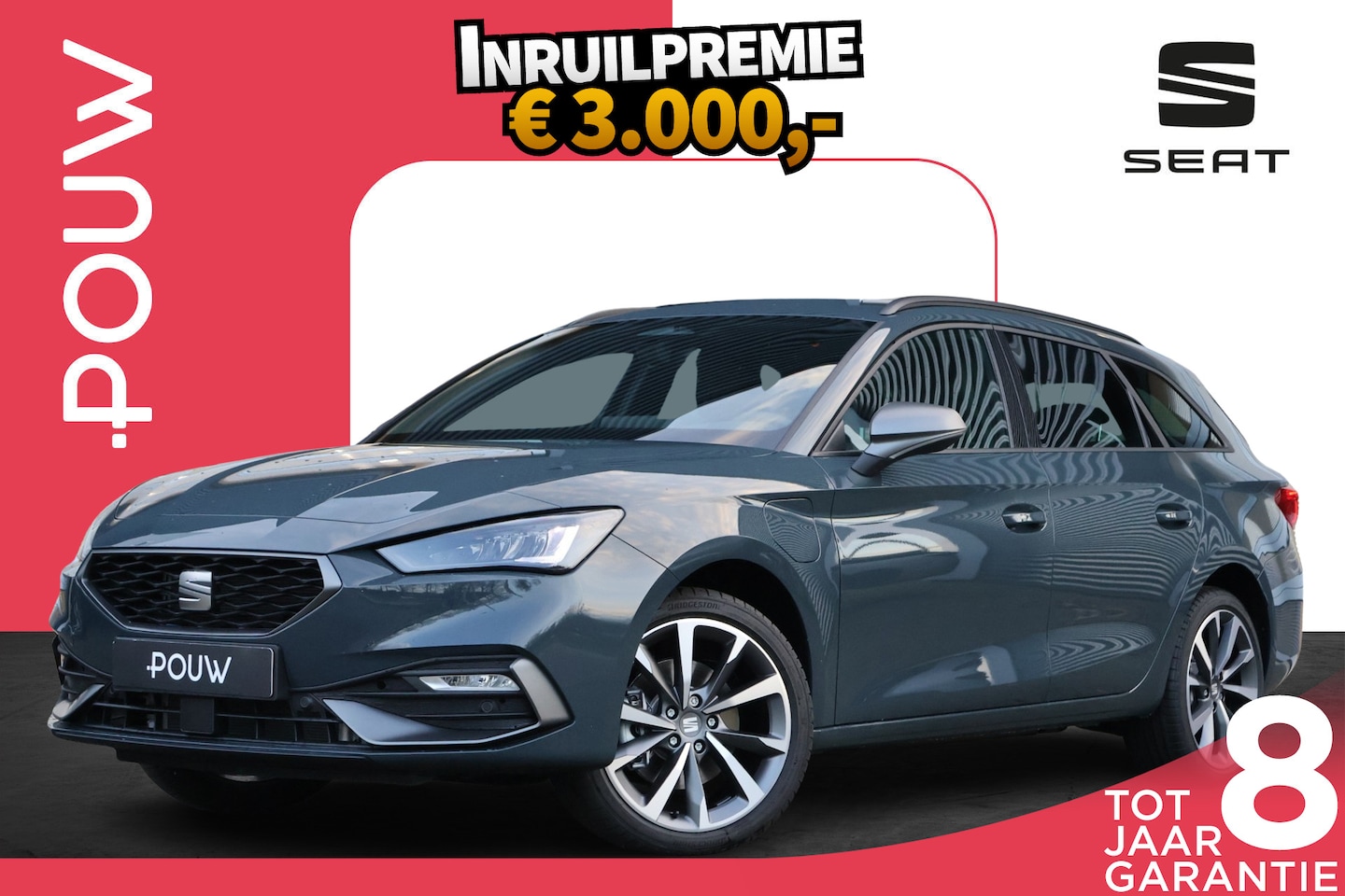 SEAT Leon Sportstourer - 1.5 TSI 204pk e-Hybrid FR Business | Technology Pack | 18" Velgen - AutoWereld.nl