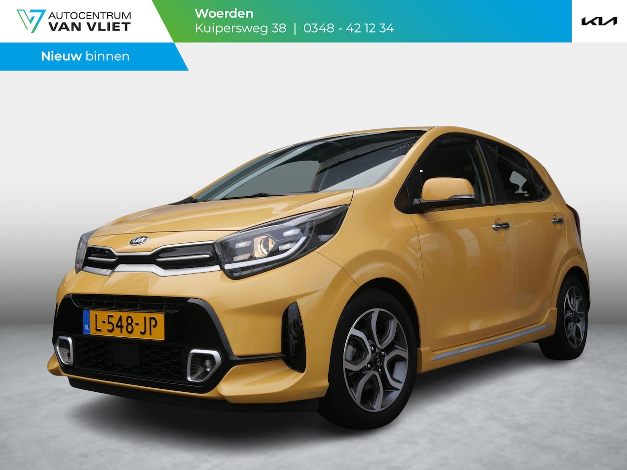 Kia Picanto - 1.0 DPi GT-Line | Navi | Carplay | Clima | 15" LM | Camera | Cruise | - AutoWereld.nl