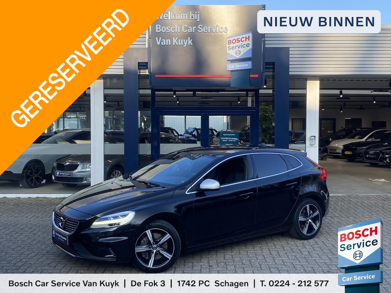 Volvo V40 - 1.5 T3 Polar+ Sport / Automaat / NL-Auto / Dealer-Onderhouden / Cruise-Control / Climate-C - AutoWereld.nl