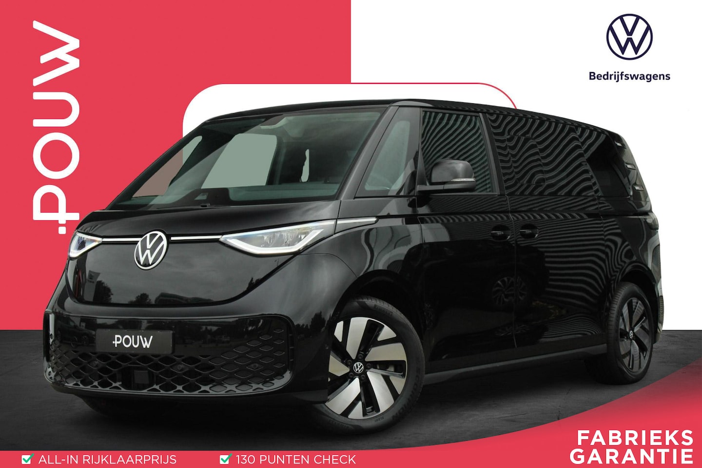 Volkswagen ID. Buzz - 286pk Pro 86 kWh 7-Zits Lang | SoH 100% | Elek. Schuifdeuren & Achterklep | Apple Carplay - AutoWereld.nl