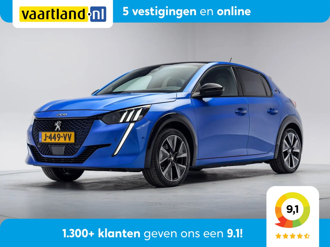 Peugeot e-208 - EV GT 350 50 kWh 3 fase [ Panorama LED Stoelverwarming Navi Leder/Acantara ] - AutoWereld.nl