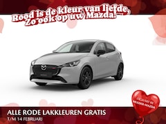 Mazda 2 - 2 SKYACTIV-G 90 Homura | 16-inch lichtmetalen velgen, Black | 8-inch LCD touchscreen kleur