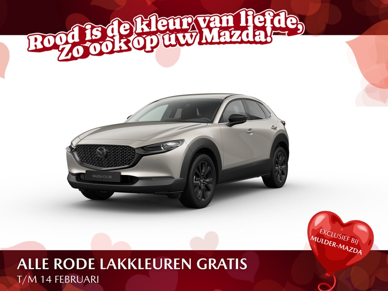 Mazda CX-30 - e-Skyactiv G 141 Nagisa | 7-inch digitale meterset | Achterklep automatisch openen/sluiten - AutoWereld.nl