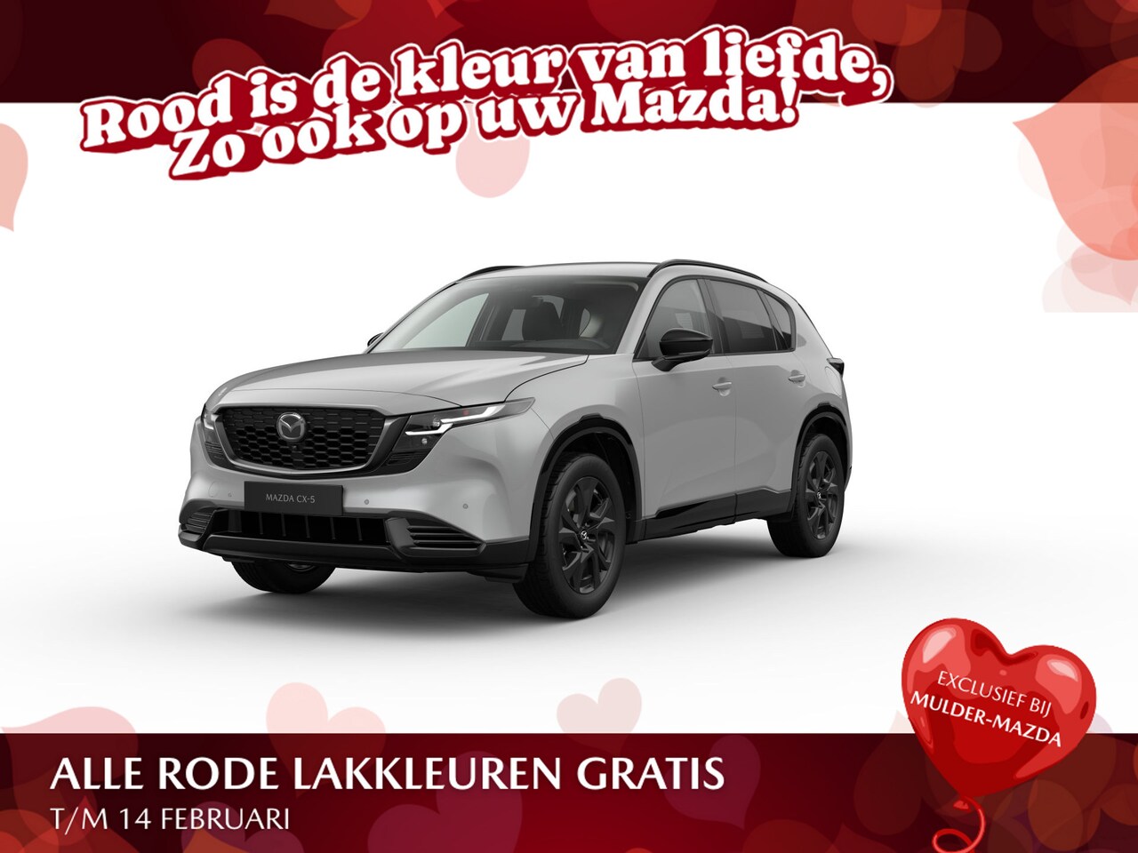 Mazda CX-5 - e-Skyactiv G 141 Homura - Zwart lederen interieur & Panoramic Pack | 19-inch lichtmetalen - AutoWereld.nl