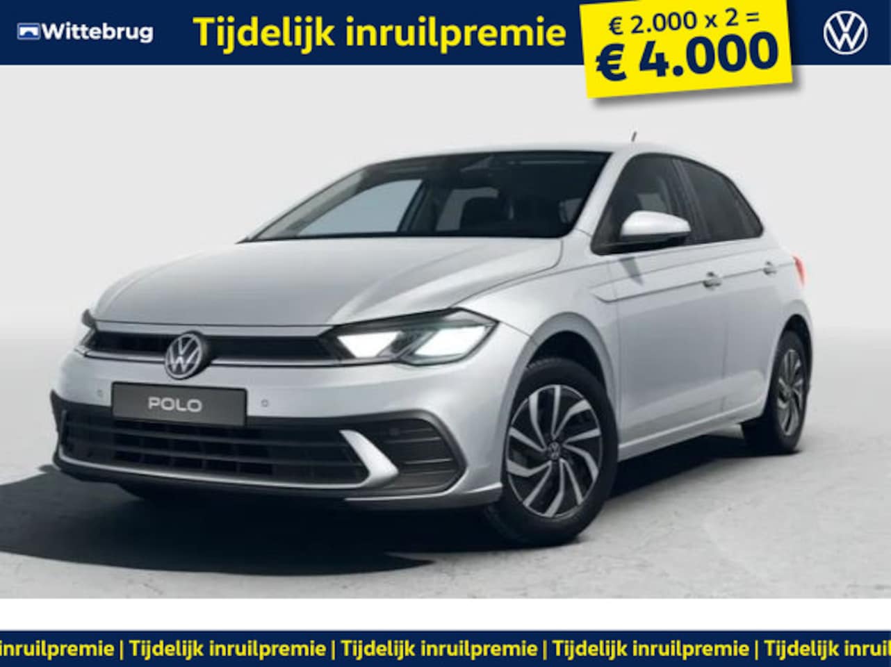 Volkswagen Polo - 1.0 TSI Life Edition !!!Profiteer ook van 2.000 EURO inruilpremie!!! - AutoWereld.nl