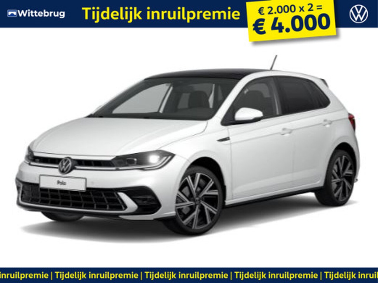 Volkswagen Polo - 1.0 TSI R-Line !!!Profiteer ook van 2.000 EURO inruilpremie!!! - AutoWereld.nl