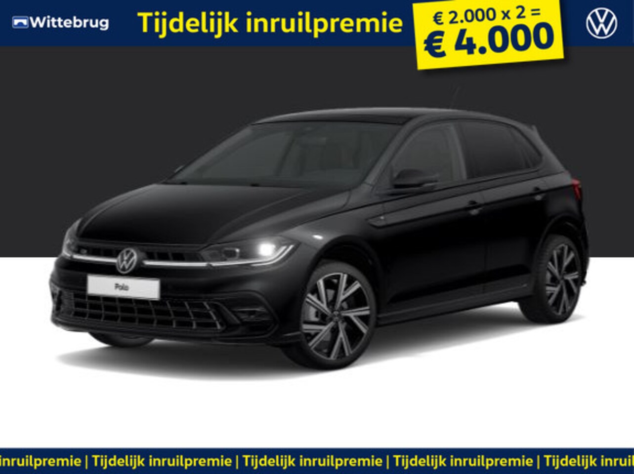 Volkswagen Polo - 1.0 TSI R-Line Business !!!Profiteer ook van 2.000 EURO inruilpremie!!! - AutoWereld.nl