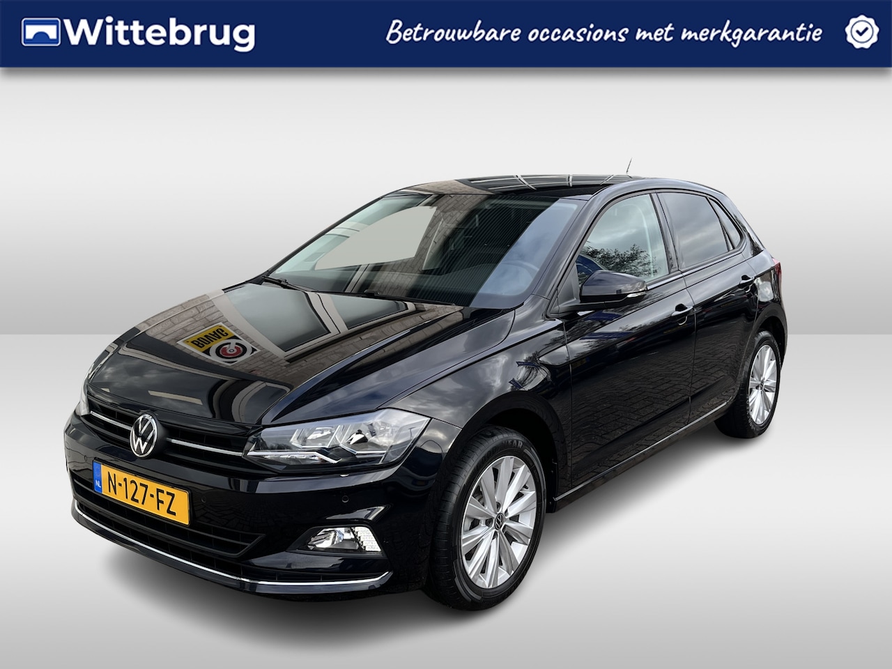 Volkswagen Polo - 1.0 TSI Highline / PARK. SENSOREN/ APP CONNECT/ ADAPT. CRUISE/ NAVI/ CLIMA/ DAB/ 16" LMV - AutoWereld.nl