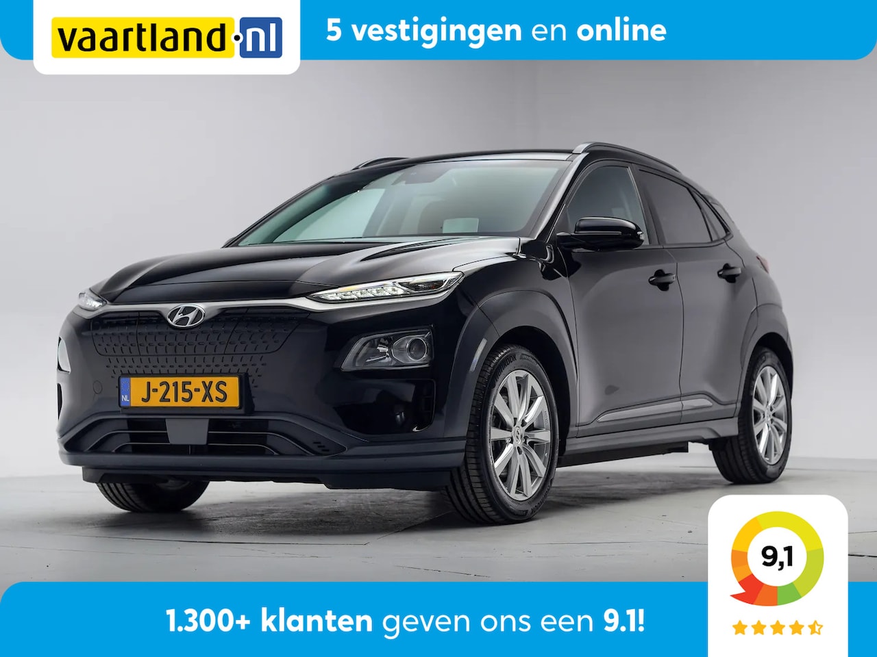 Hyundai Kona Electric - EV Fashion 64 kWh 3 fase [ Navi Adapt.cruise Krell Stoelverwarming ] - AutoWereld.nl