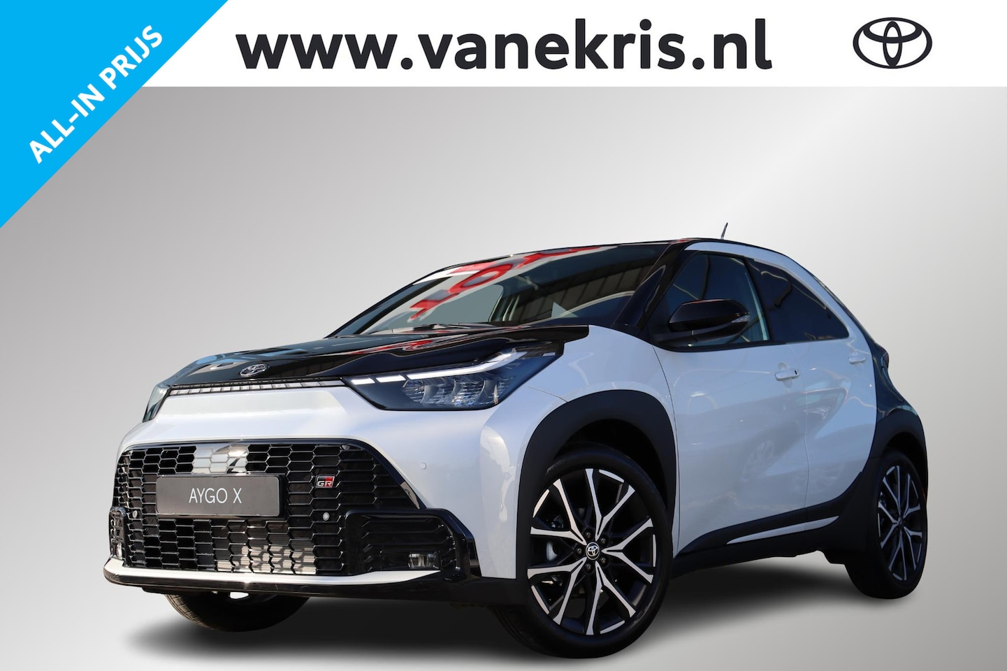 Toyota Aygo X - Hybrid 115 GR Sport Hybrid 115 GR Sport, Keyless entry, JBL, Stoelverwarming, Adaptieve cruise control, Parkee - AutoWereld.nl