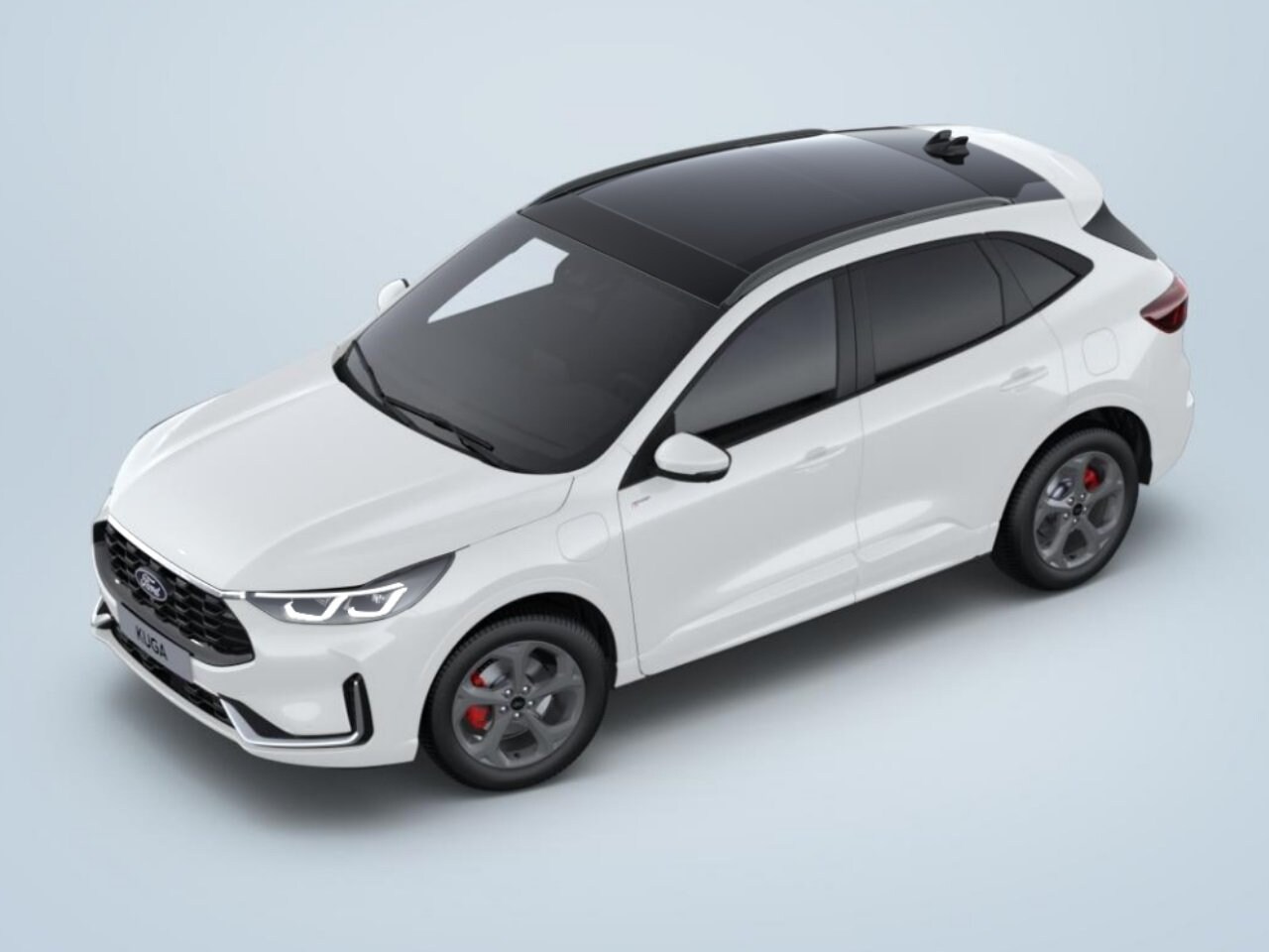 Ford Kuga - 2.5 PHEV ST-Line X | Elektrisch glazen panorama-dak | Elektrisch verstelbare stoel(en) met - AutoWereld.nl