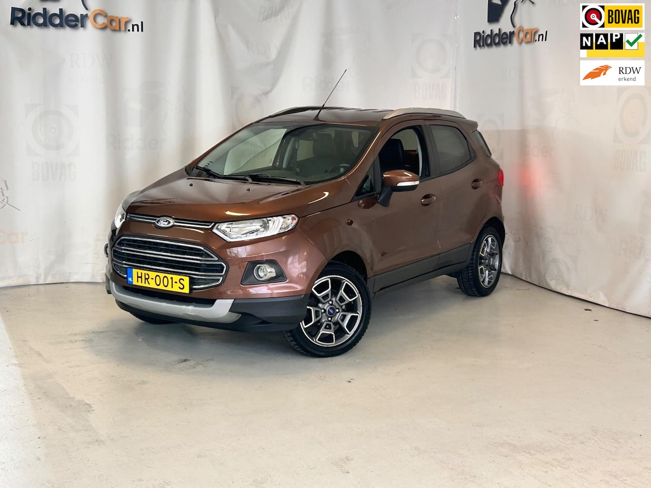 Ford EcoSport - 1.0 EcoBoost Titanium|GARANTIE|2E EIG|NAP|STOELVERW|AIRCO|PARK SENS|TREKHAAK| - AutoWereld.nl