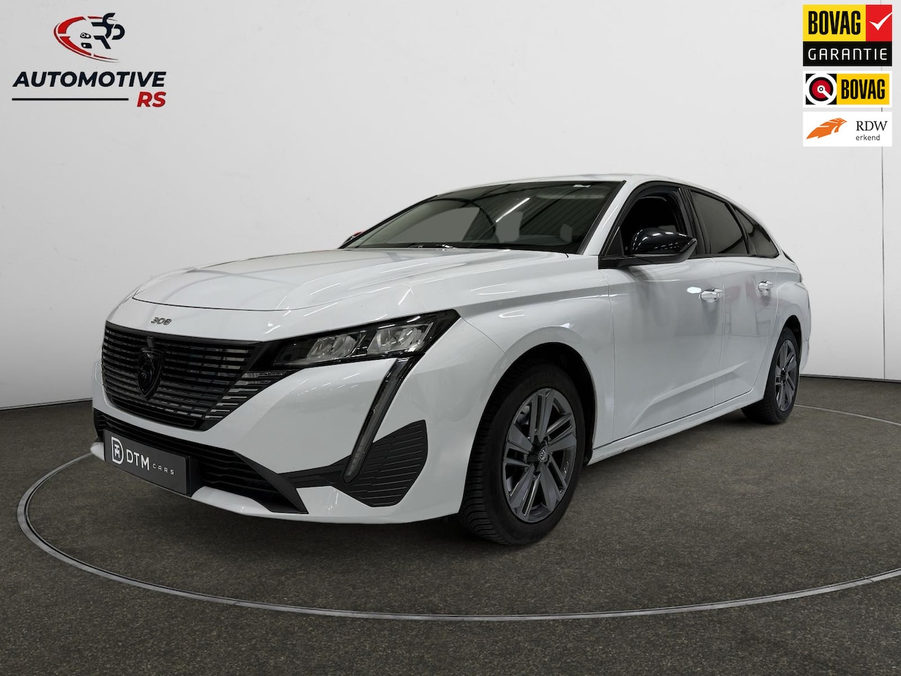 Peugeot 308 - 1.2T 130pk Allure Pack Biz Auto: Navi, Leer Bekleding, Trekhaak, 360° Camera, ACC, LED Dig - AutoWereld.nl