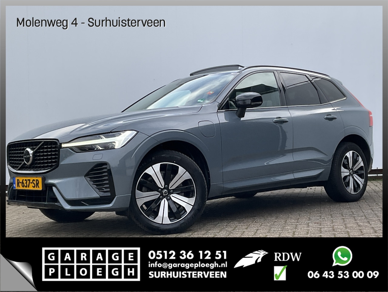 Volvo XC60 - 2.0 T8 Plug-in hybrid AWD Plus Dark 1Eig BLIS Memory Stoel/stuur Verw Pano Carplay inscrip - AutoWereld.nl