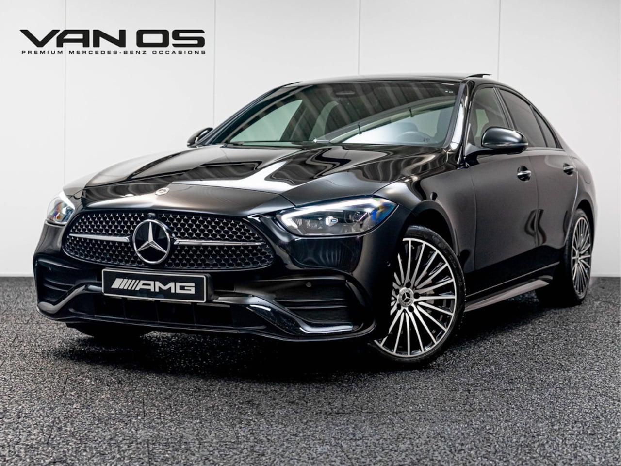 Mercedes-Benz C-klasse - C 300 e AMG Line Premium Plus | Night | Pano | Burmester | Memor - AutoWereld.nl