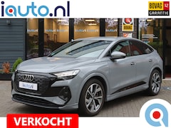 Audi Q4 Sportback e-tron - 50 quattro S edition 77 kWh Optiek Zwart S-Line/Matrix LED/Camera/Navi Plus/ACC/Elek. klep