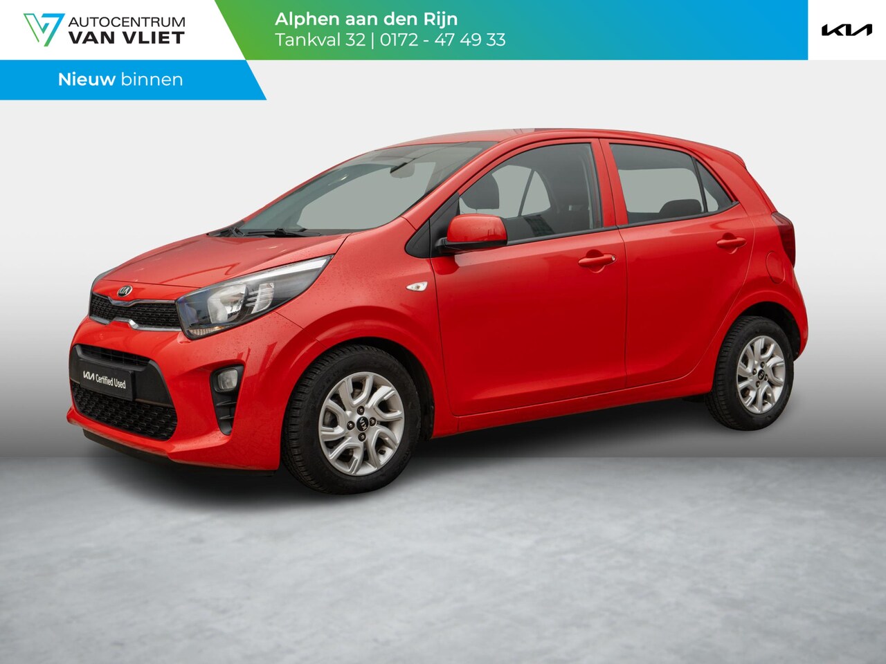 Kia Picanto - 1.0 CVVT ComfortPlusLine Navigator | Navigatie | Climate control | Carplay | Camera | Nede - AutoWereld.nl