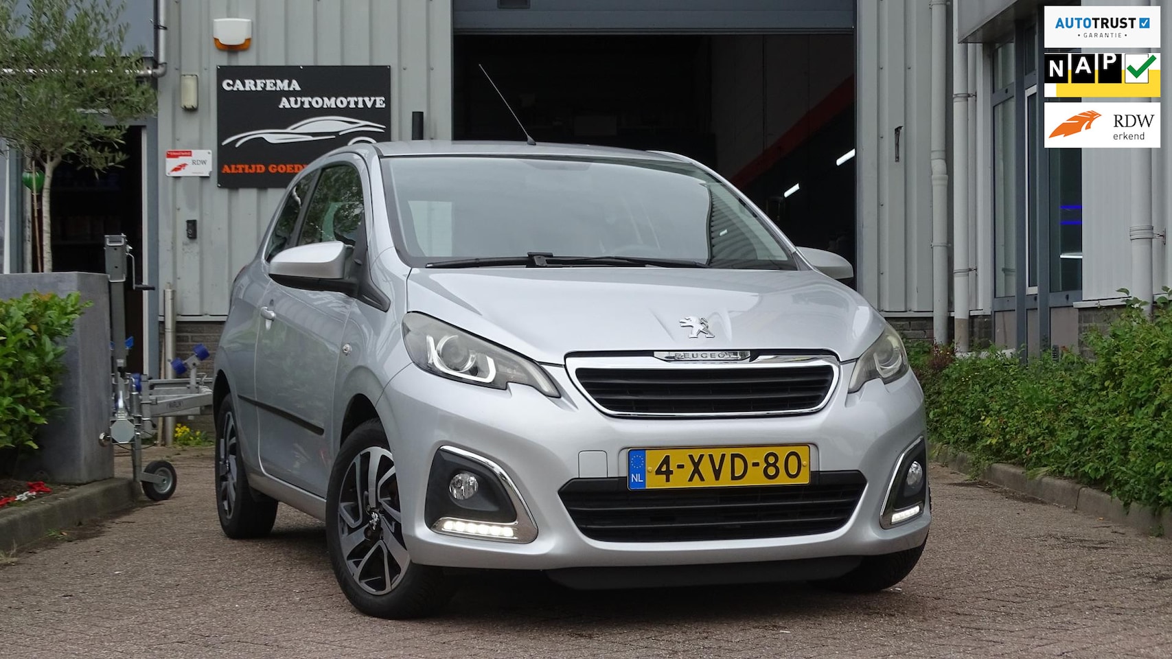 Peugeot 108 - 1.2 VTi Allure • Lmv Led Scherm Cruise-cont. NAP - AutoWereld.nl