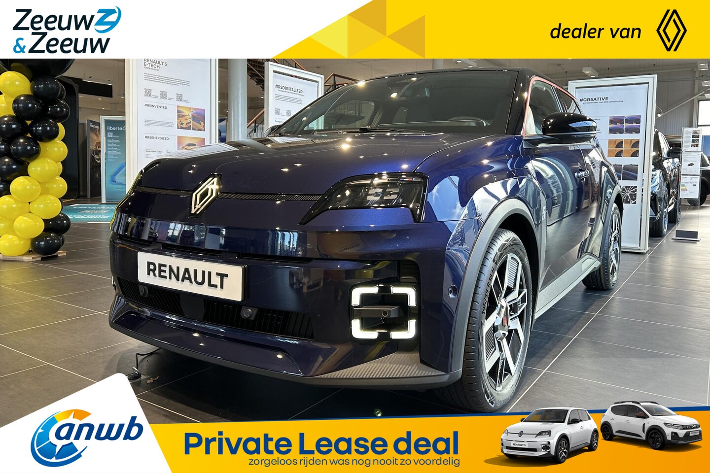 Renault 5 - Z&Z Renault Private Lease actie € 424,-) Renault 5 Comfort Range Techno | Auto van het Jaa - AutoWereld.nl