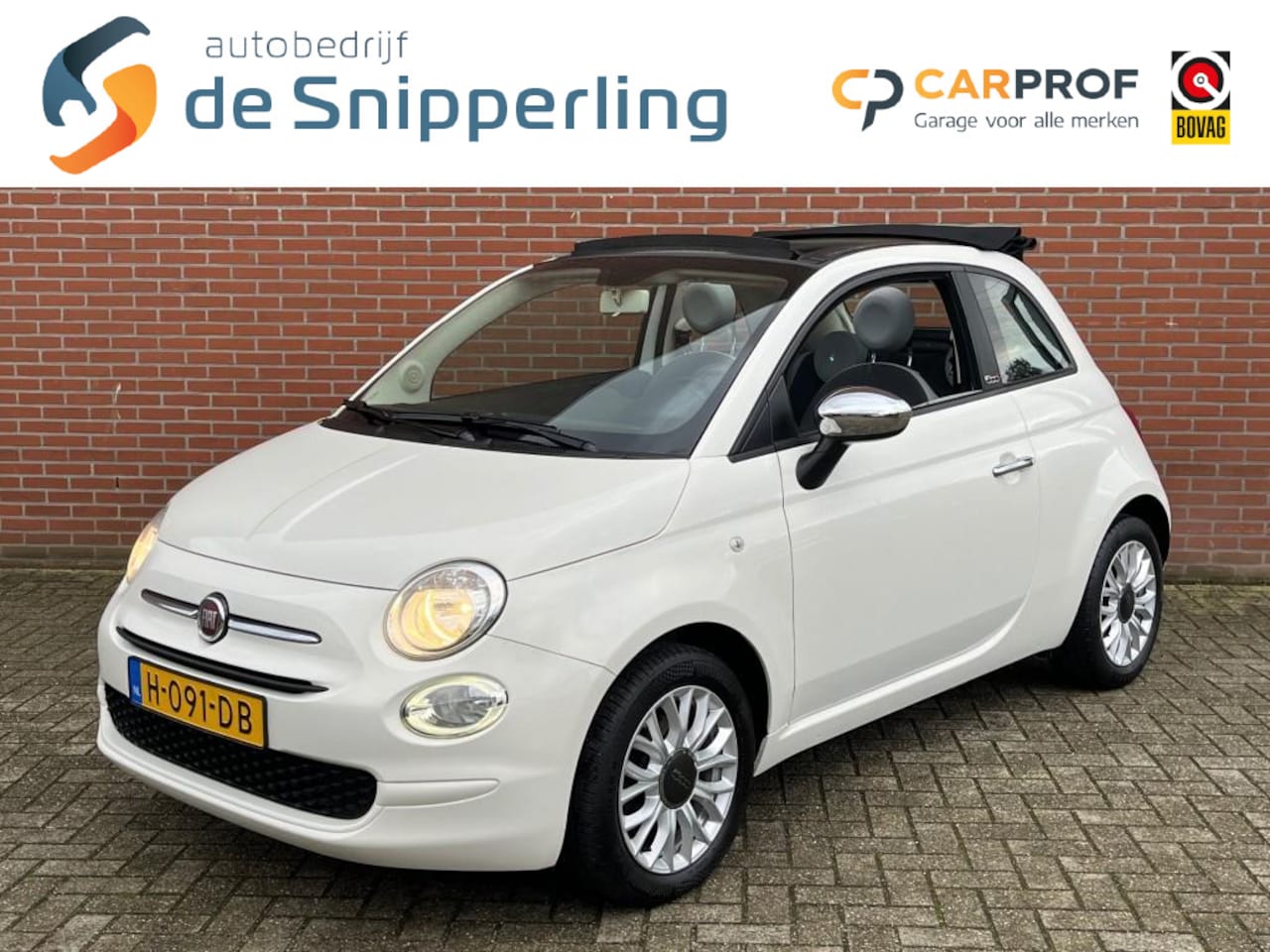 Fiat 500 C - 0.9 TwinAir T / 1E EIGENAAR / NAVI AIRCO CRUISE BLUETOOTH - AutoWereld.nl