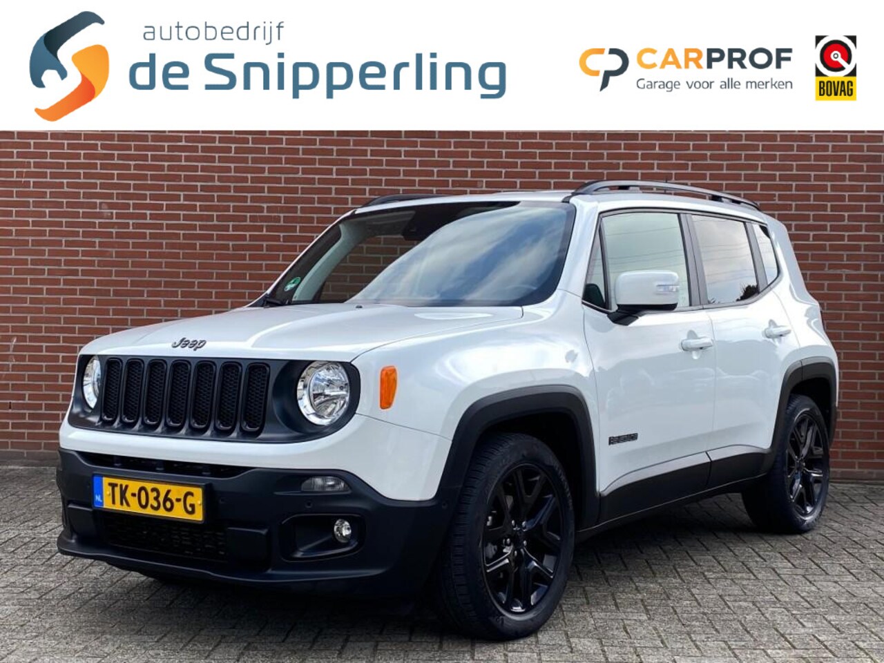 Jeep Renegade - 1.4 M.AIR Limited AUTOMAAT NAV ADAPT-CRUISE CARPLAY PDC LMV - AutoWereld.nl