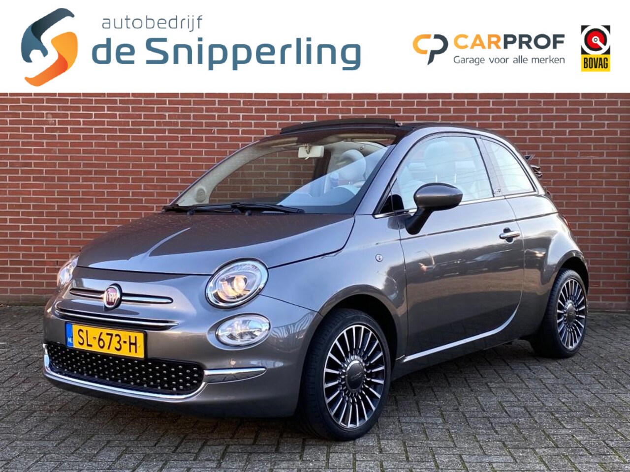 Fiat 500 C - 0.9 TWINAIR T CABRIO LOUNGE NAV CRUISE PDC LMV DAB AIRCO - AutoWereld.nl