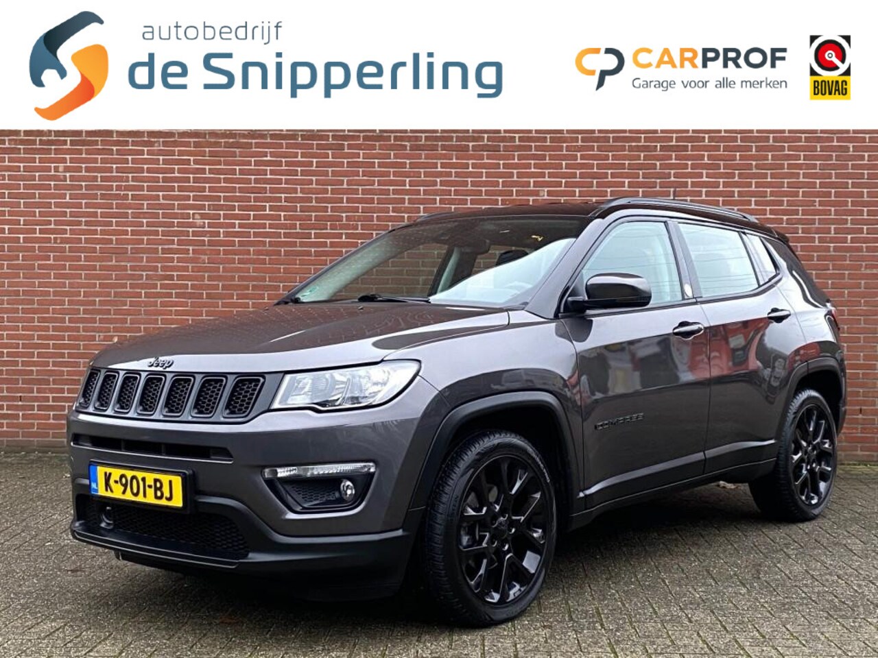 Jeep Compass - 1.3T NIGHT EAGLE LED NAV CRUISE CAMERA CARPLAY PDC LMV - AutoWereld.nl