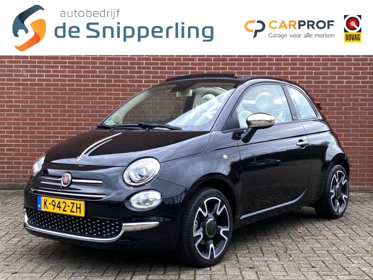 Fiat 500 C - 1.0 HYBR. LOUNGE NAV CRUISE CARPLAY DAB LMV PDC - AutoWereld.nl