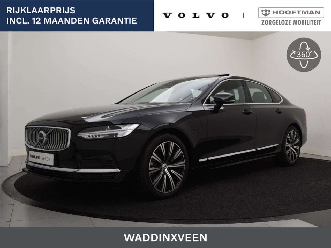 Volvo S90 - T8 PLUG-IN HYBRID LONG RANGE PLUS BRIGHT 360GR CAM ACC BLIS SCHU - AutoWereld.nl