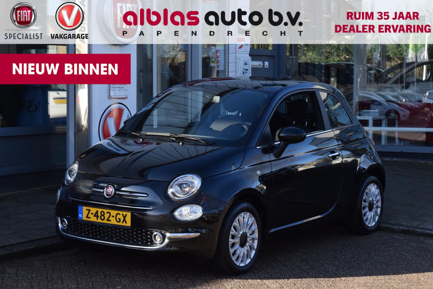 Fiat 500 - 1.0 Hybrid Dolcevita|Carplay|PDC|Clima|Pano|TFT - AutoWereld.nl