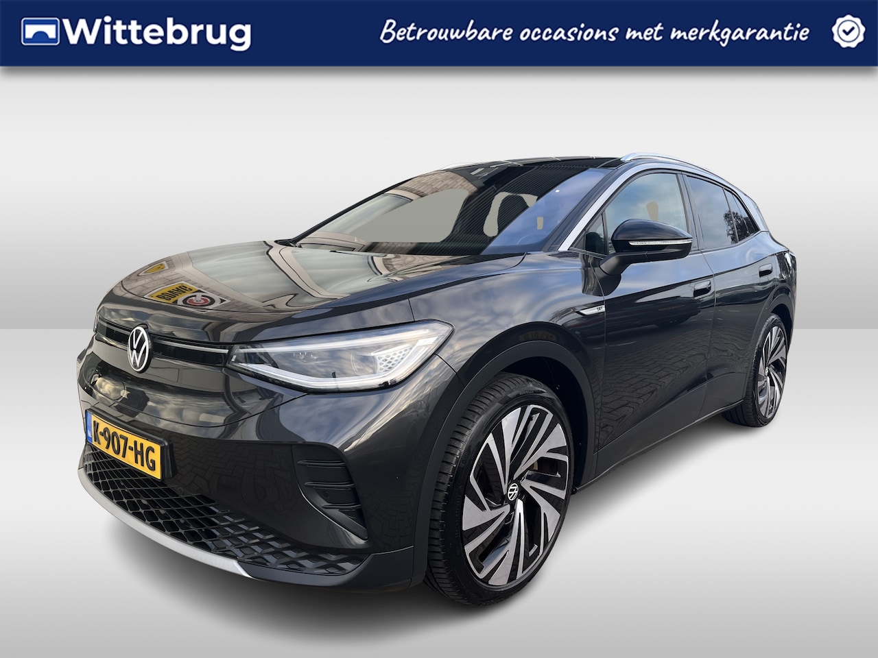Volkswagen ID.4 - First Max 77 kWh / PANO/ TREKHAAK/ 360 CAMERA/ PARK. SENSOREN/ MEMORY SEATS/ NAVI/ CLIMA/ - AutoWereld.nl