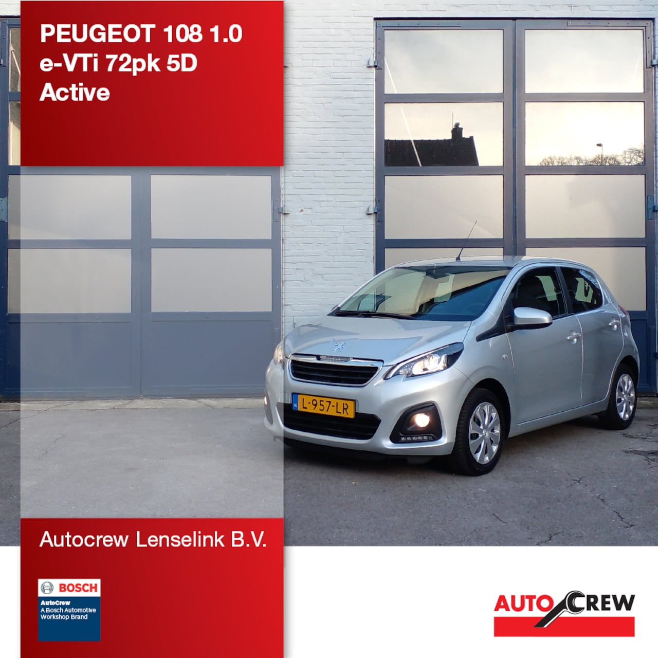 Peugeot 108 - 1.0 e-VTi 72pk 5D Active | Origineel NL | - AutoWereld.nl