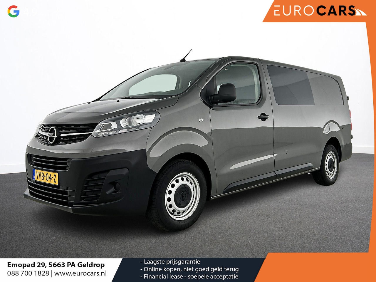 Opel Vivaro - 2.0 CDTI L3H1 Dubbele Cabine Edition 6-zits Automaat Airco Navigatie Trekhaak - AutoWereld.nl