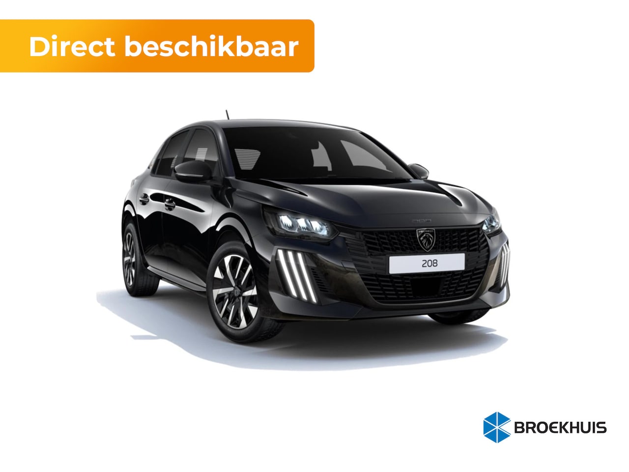 Peugeot 208 - Style | Dashboard en deurpanelen in kunststof met carboneffect | Ecoled koplampen | Elektr - AutoWereld.nl