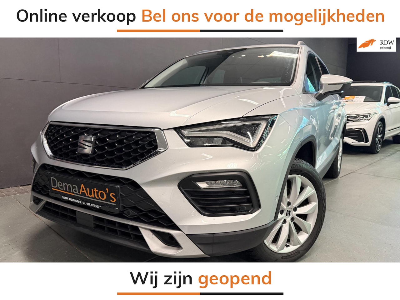SEAT Ateca - 1.0 TSI Style Business Intense NAVI/CAM/PDC/CRUISE/LED/DAB/CARPLAY/// - AutoWereld.nl