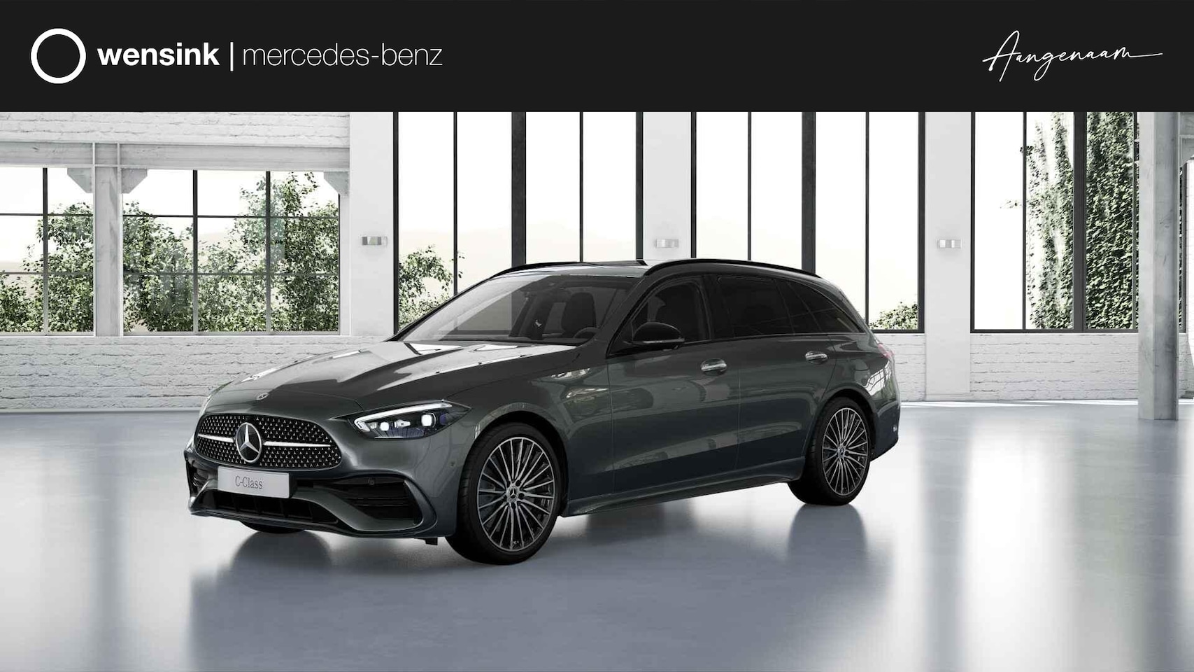 Mercedes-Benz C-klasse - 300e Business Solution AMG | Panoramaschuifdak | Premium Plus | Burmester | Head-Up | Trek - AutoWereld.nl