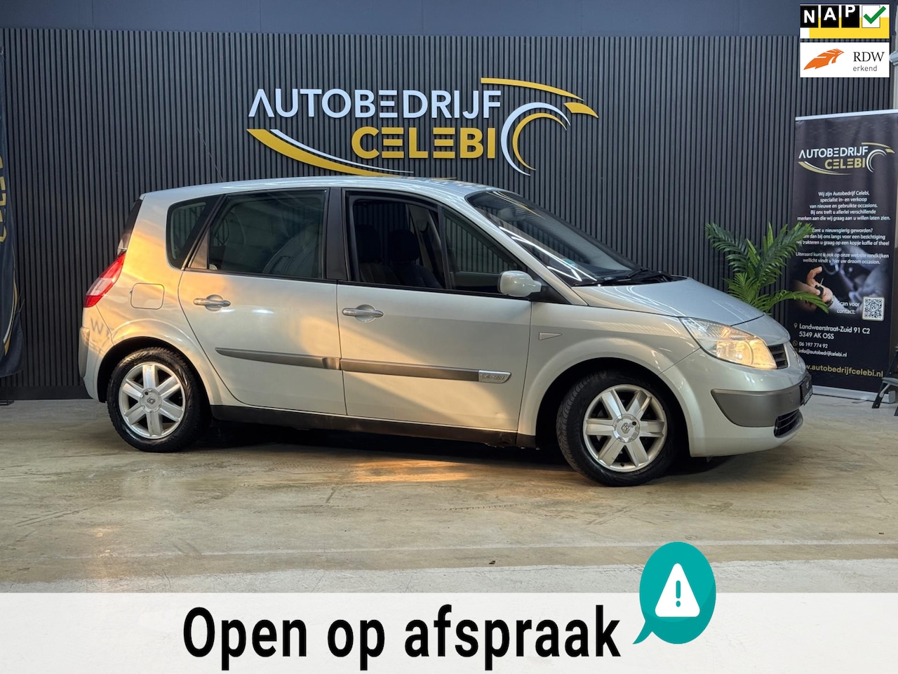 Renault Scénic - 1.6-16V Expression Luxe 2003 GRIJS AIRCO|NAP - AutoWereld.nl