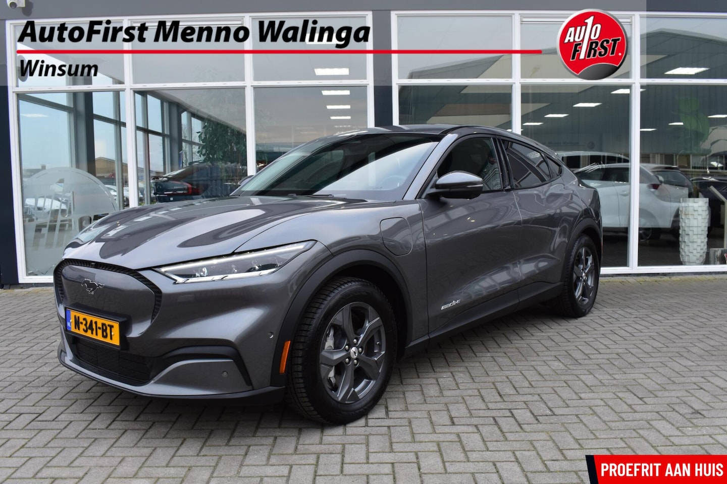 Ford Mustang Mach-E - RWD 75 kWh|360 camera|Lederen Bekleding|B&O Audio|Trekhaak|LED|Stoel/stuurverwaming|Apple - AutoWereld.nl