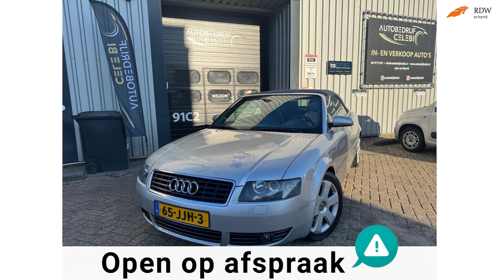 Audi A4 Cabriolet - 3.0 V6 2002 GRIJS 2002 CABRIO AUT|3.0 V6 - AutoWereld.nl