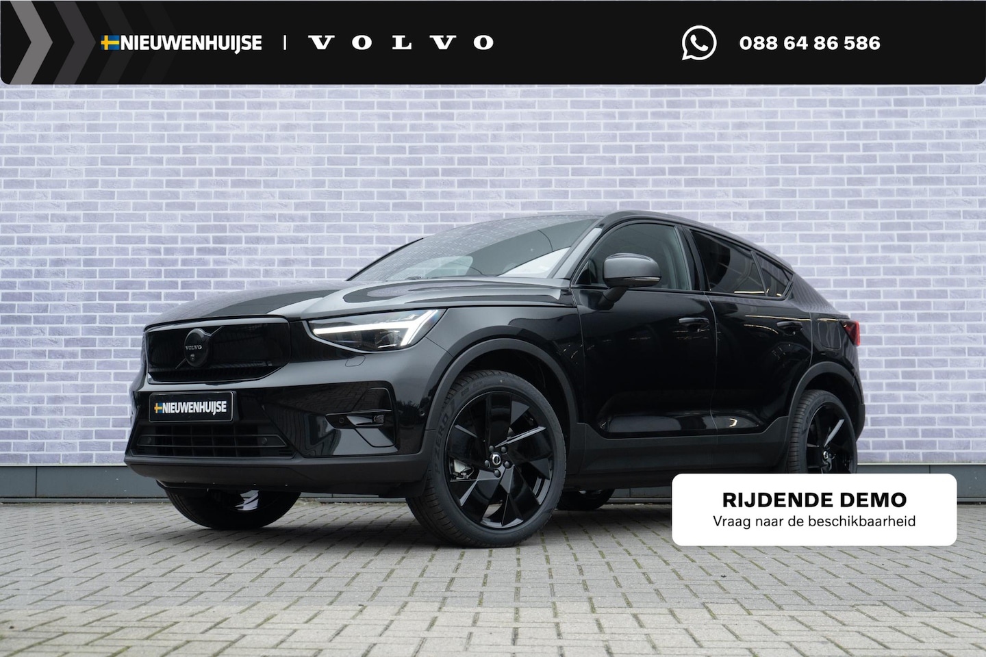 Volvo EC40 - Extended Range 82 kWh Plus Black Edition | All Season Banden | Pixel LED Koplampen | 360 C - AutoWereld.nl