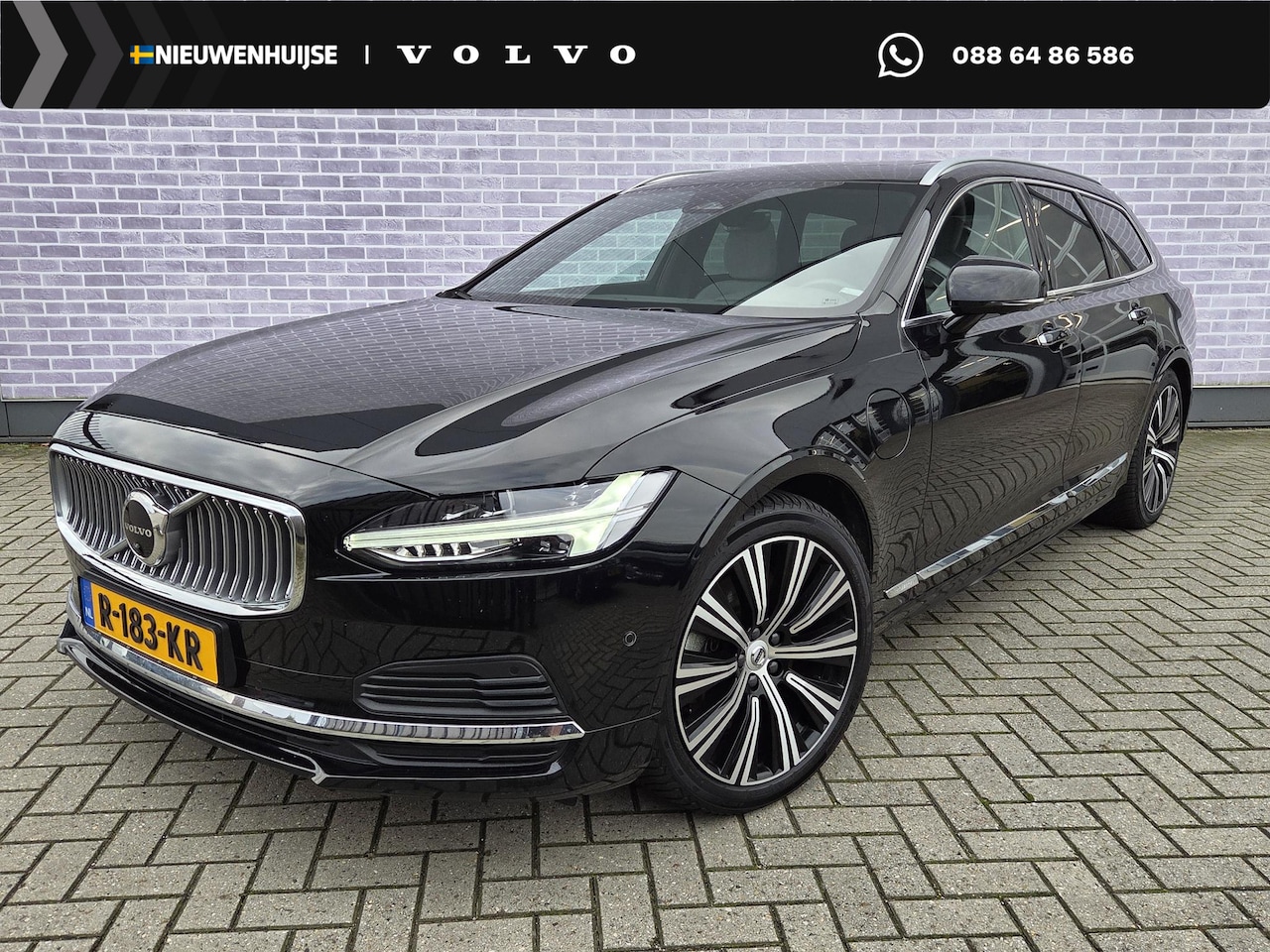 Volvo V90 - T6 Plug-in Hybrid AWD Inscription Aut | Trekhaak 2100 kg | Google Maps | Long Range Accu | - AutoWereld.nl
