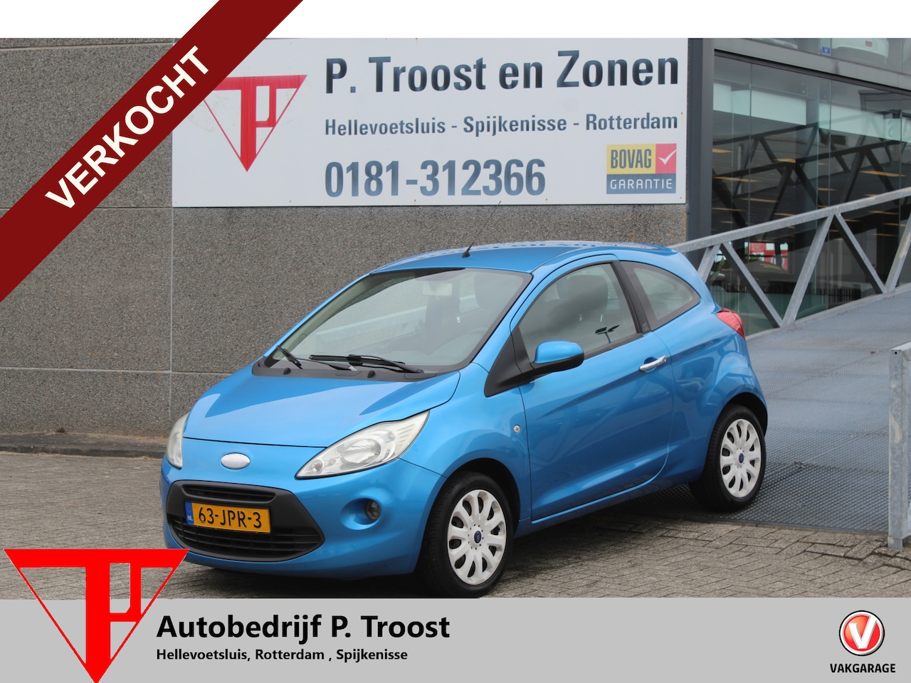 Ford Ka - 1.2 Titanium Climate control/Radio-CD speler/Elektrische ramen/Elektrisch verstelbare spie - AutoWereld.nl