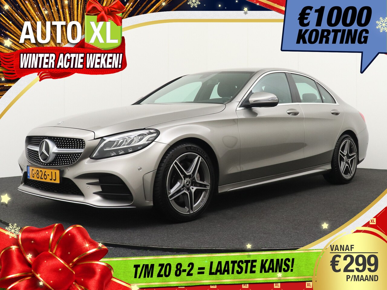 Mercedes-Benz C-klasse - 180 157 PK Aut. AMG-Line Digi.Dash Camera Dodehoek 18'LMV 1k - AutoWereld.nl