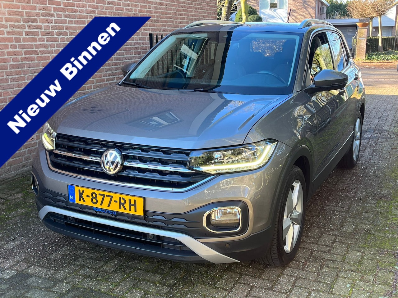 Volkswagen T-Cross - 1.0 TSI Style. Adap Cruise, Camera, StoelVerw, Clima, 17"LMV, Haak 1100kg - AutoWereld.nl