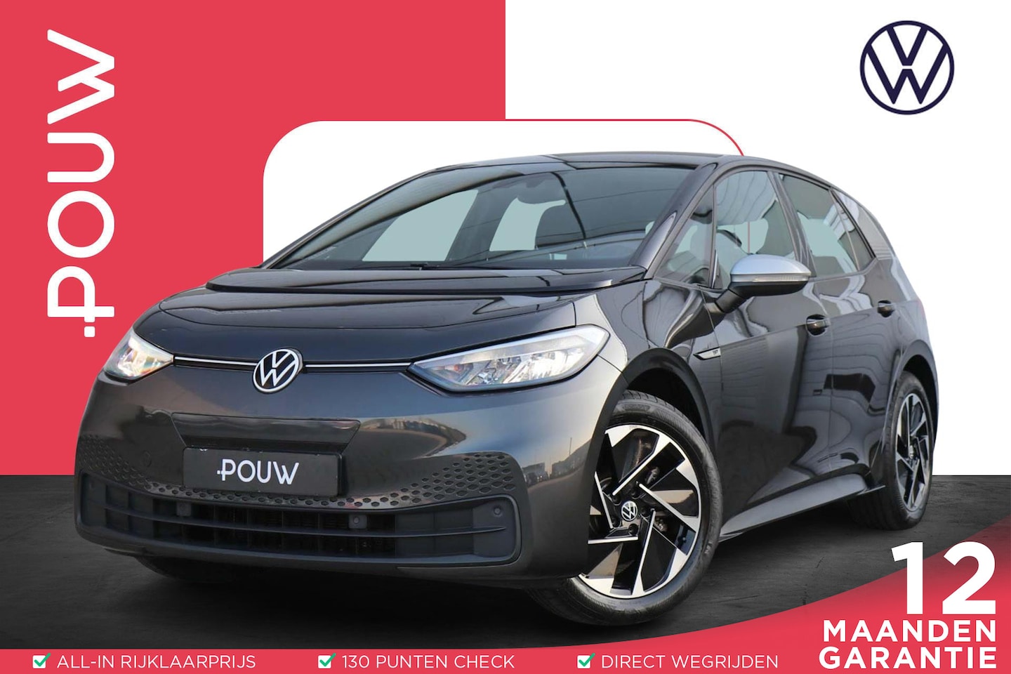 Volkswagen ID.3 - 204pk First 58 kWh | SoH 95% | Navigatie | Stoelverwarming | App Connect | Parkeersensoren - AutoWereld.nl